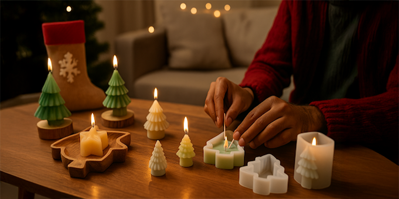 Christmas Candle Mould