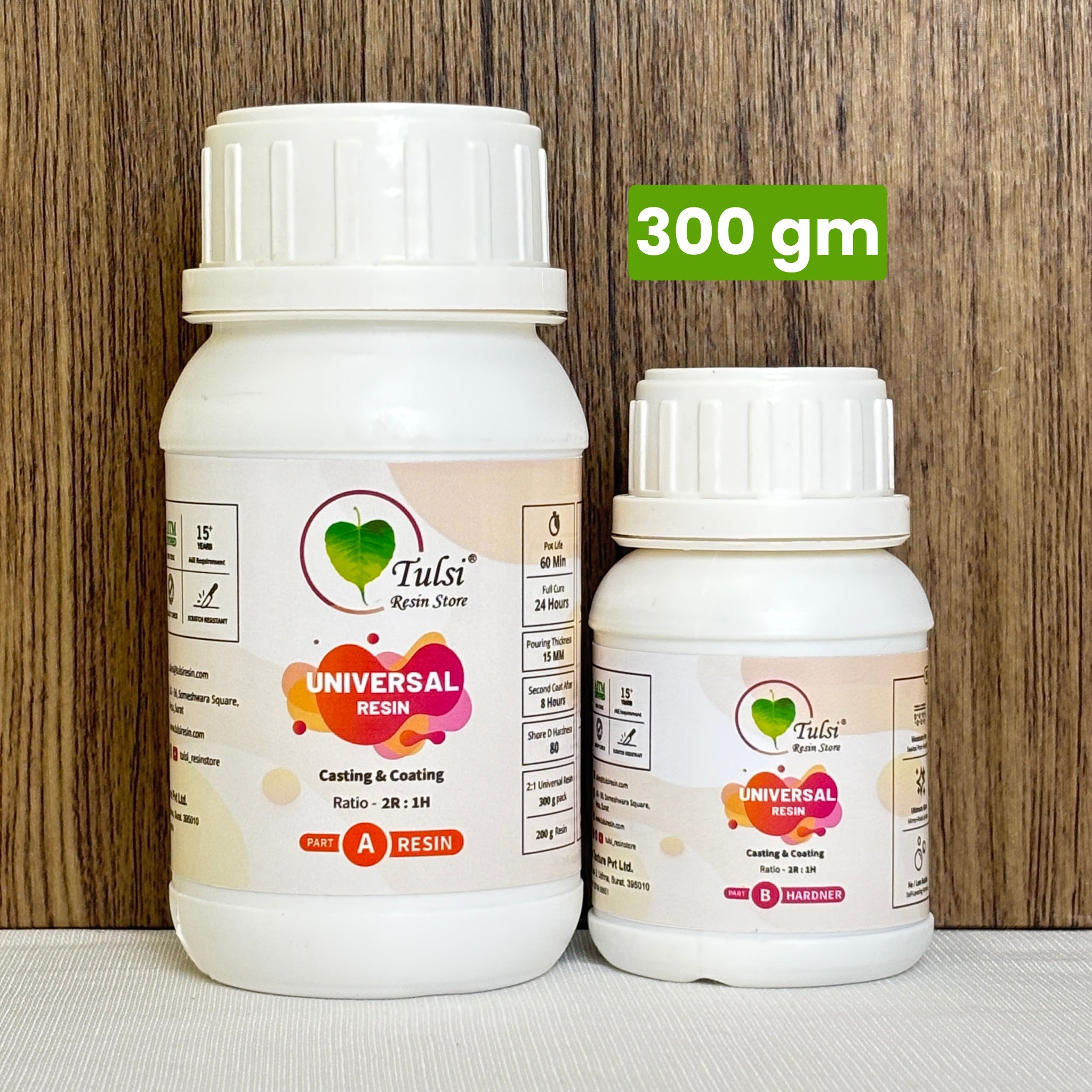 2:1 Universal Resin - Ultimate Multi Use Resin - 300g - Tulsi Resin Store