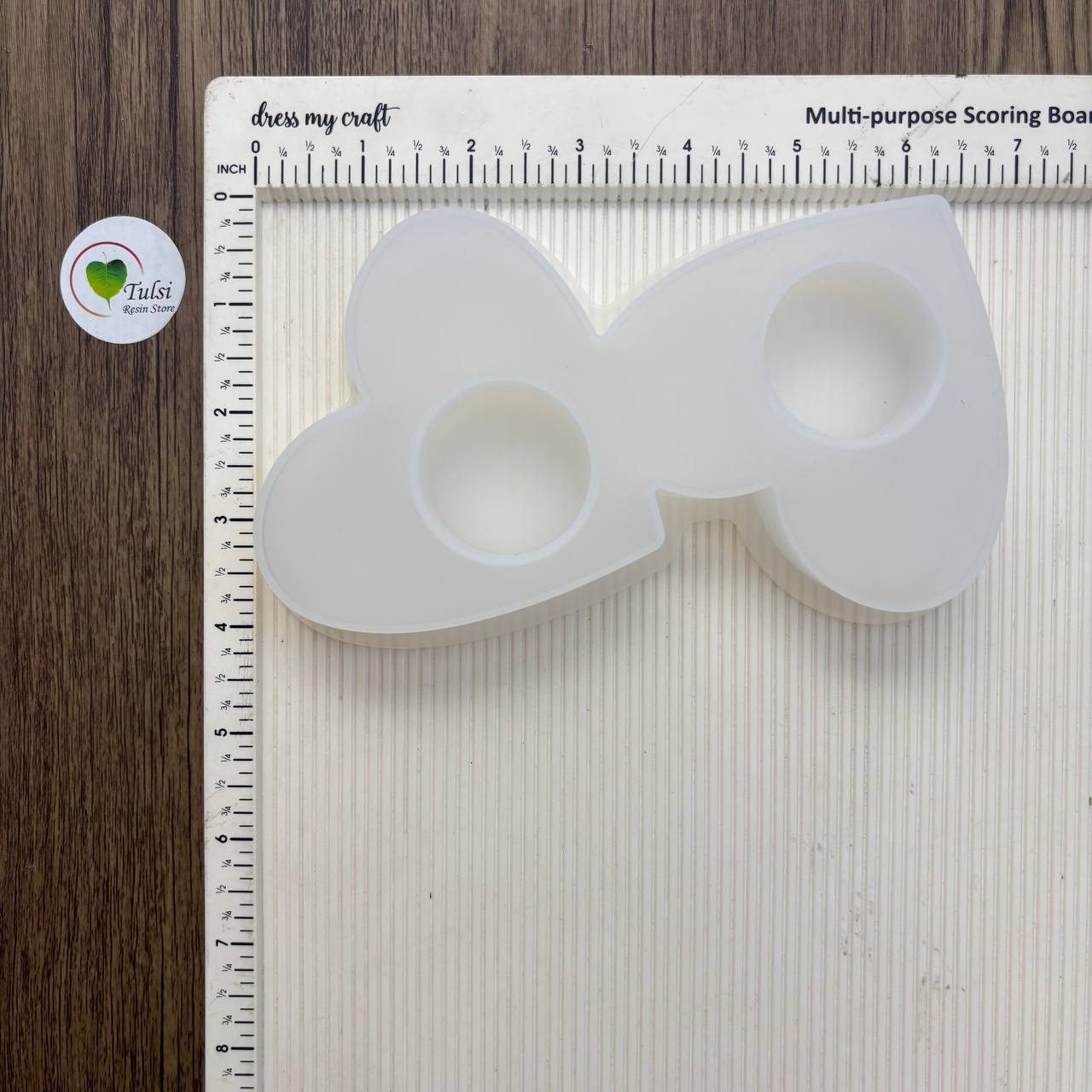 Dual Heart T-light Holder Mould