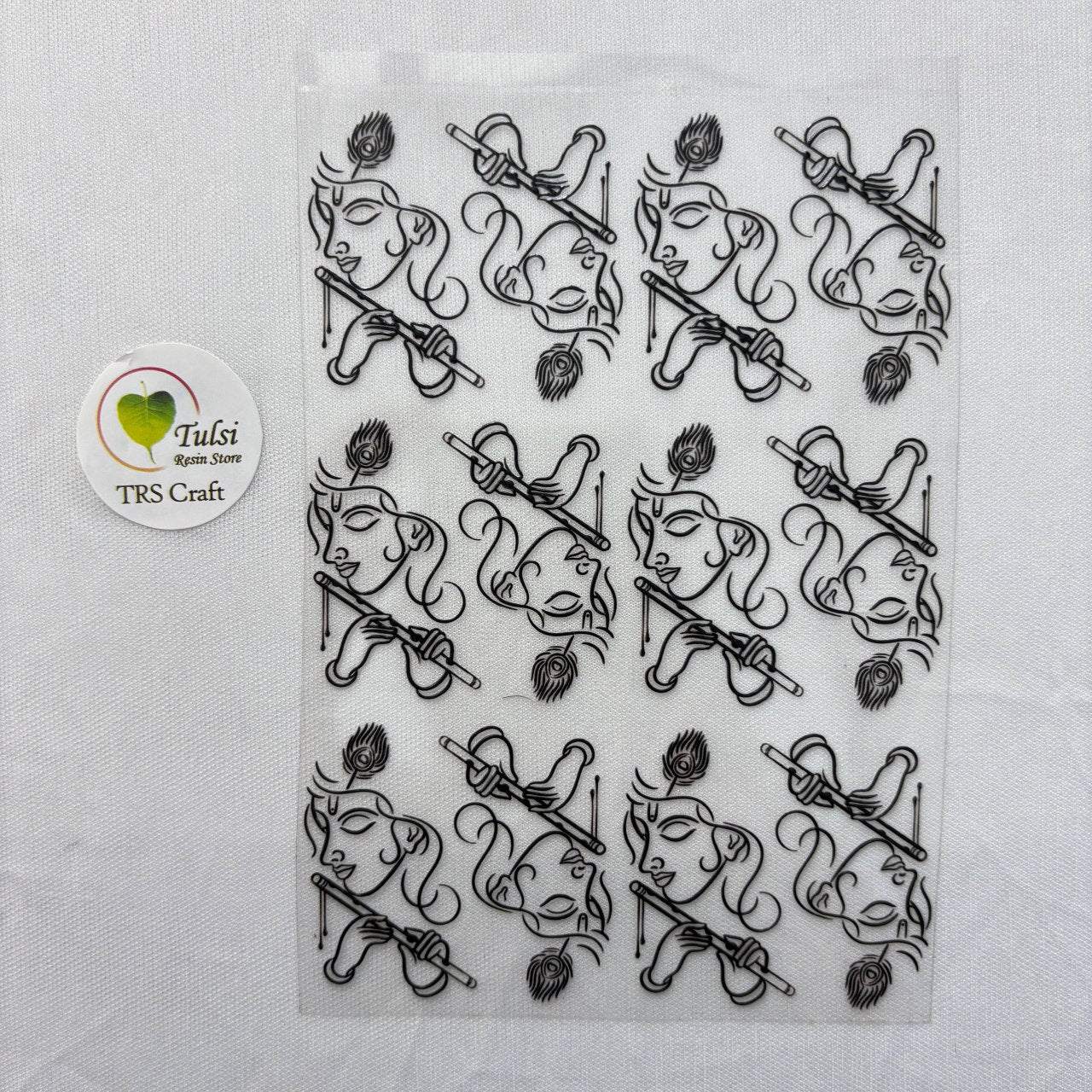 A6 UV DTF Sticker - God Idols Krishna (G)