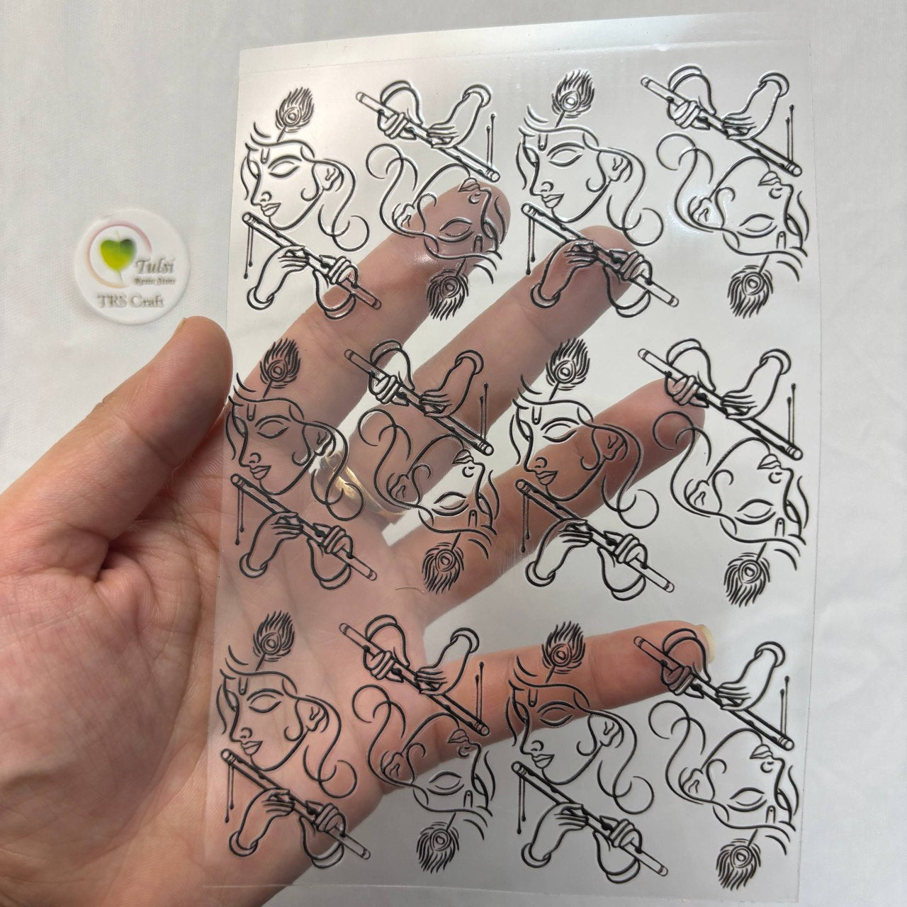 A6 UV DTF Sticker - God Idols Krishna (G)