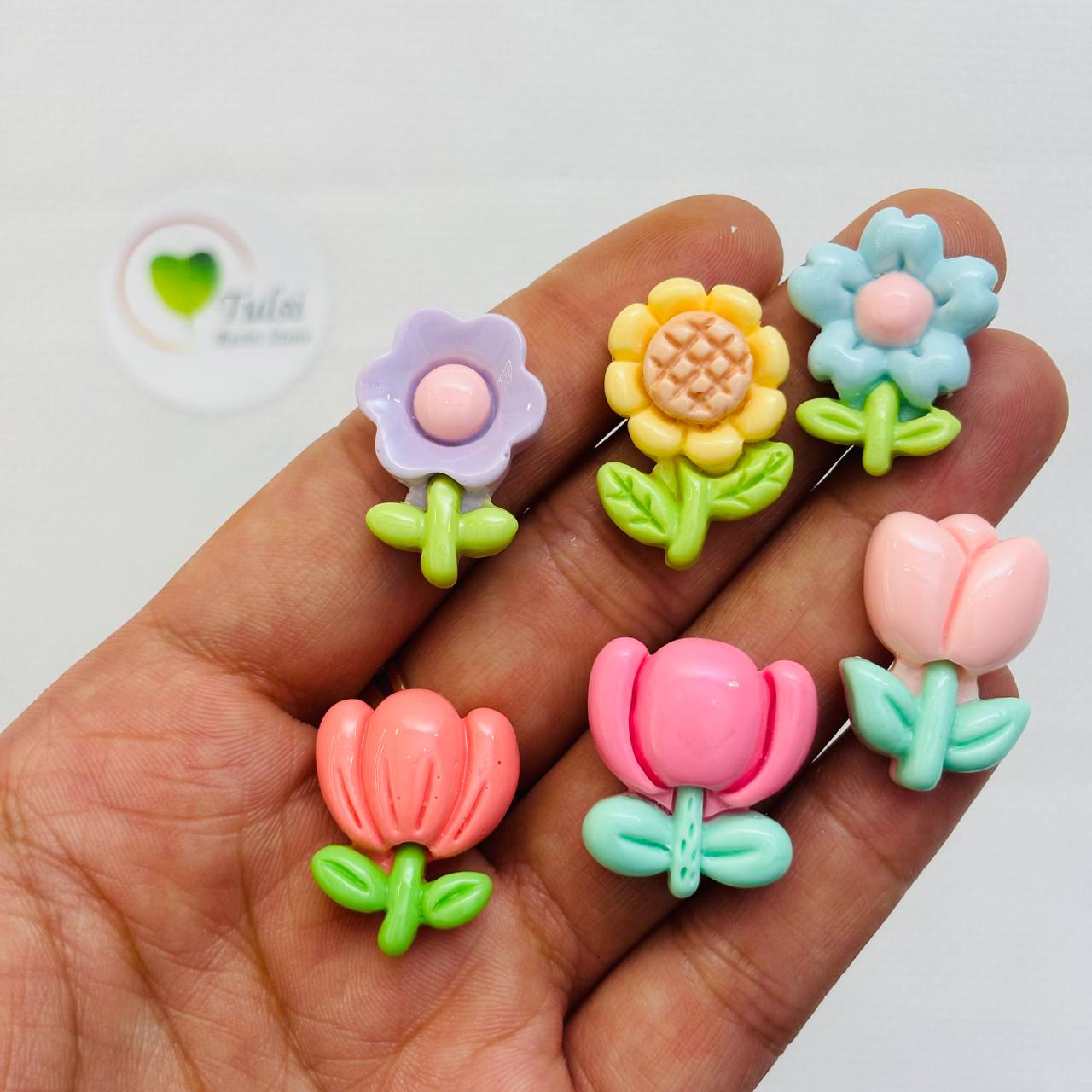 Plastic Charm (J) - Flower