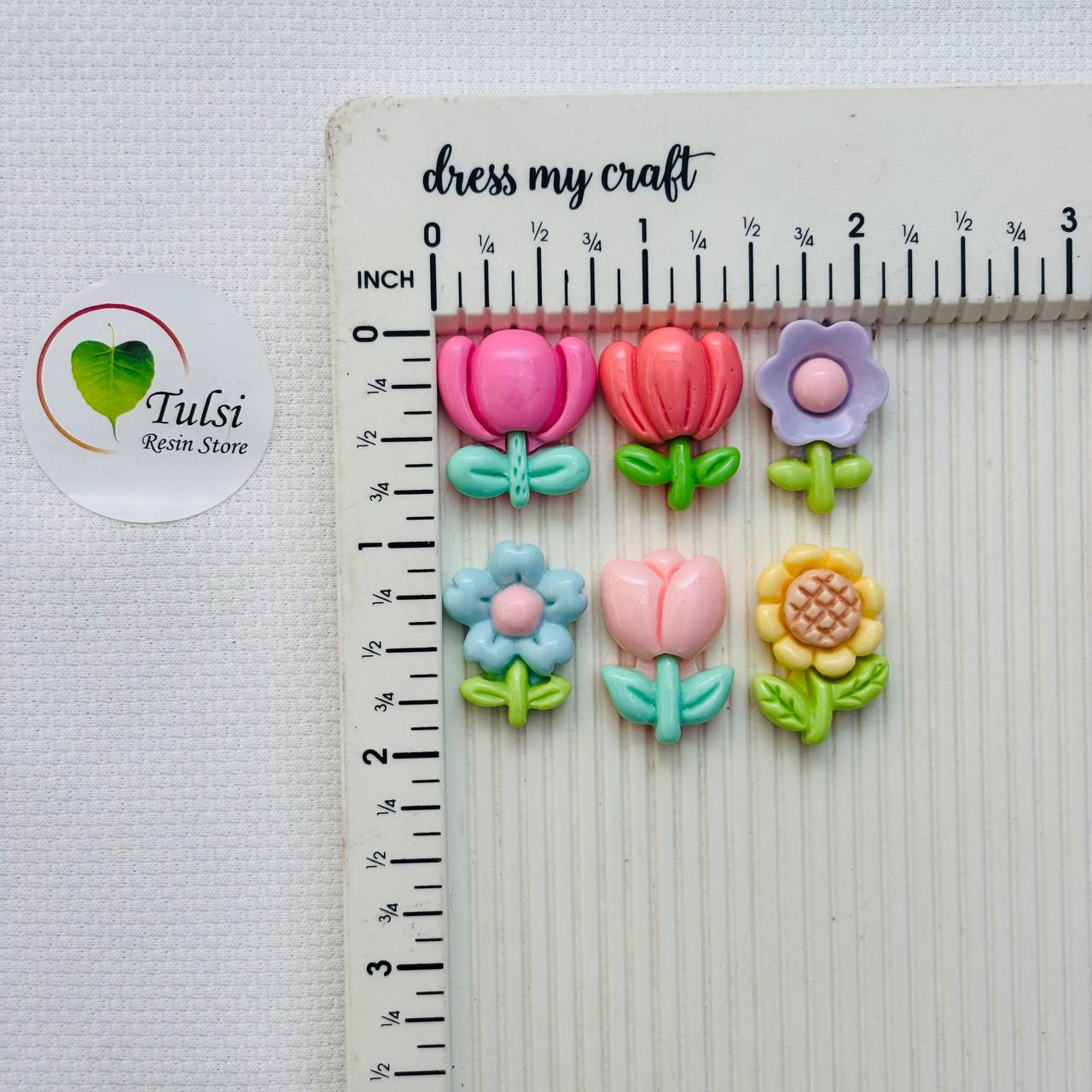 Plastic Charm (J) - Flower