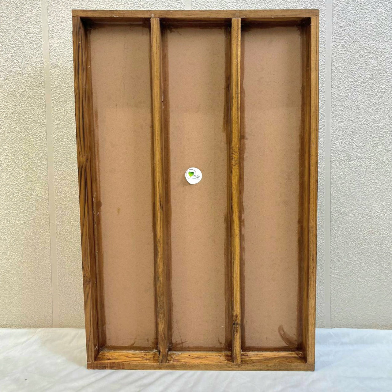 Teakwood Floating Frame (G) - 3 Partition Small