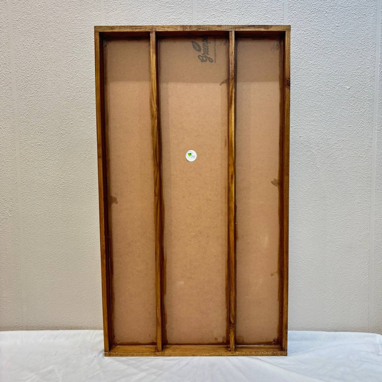 Teakwood Floating Frame (G) - 3 Partition (16" By 26")