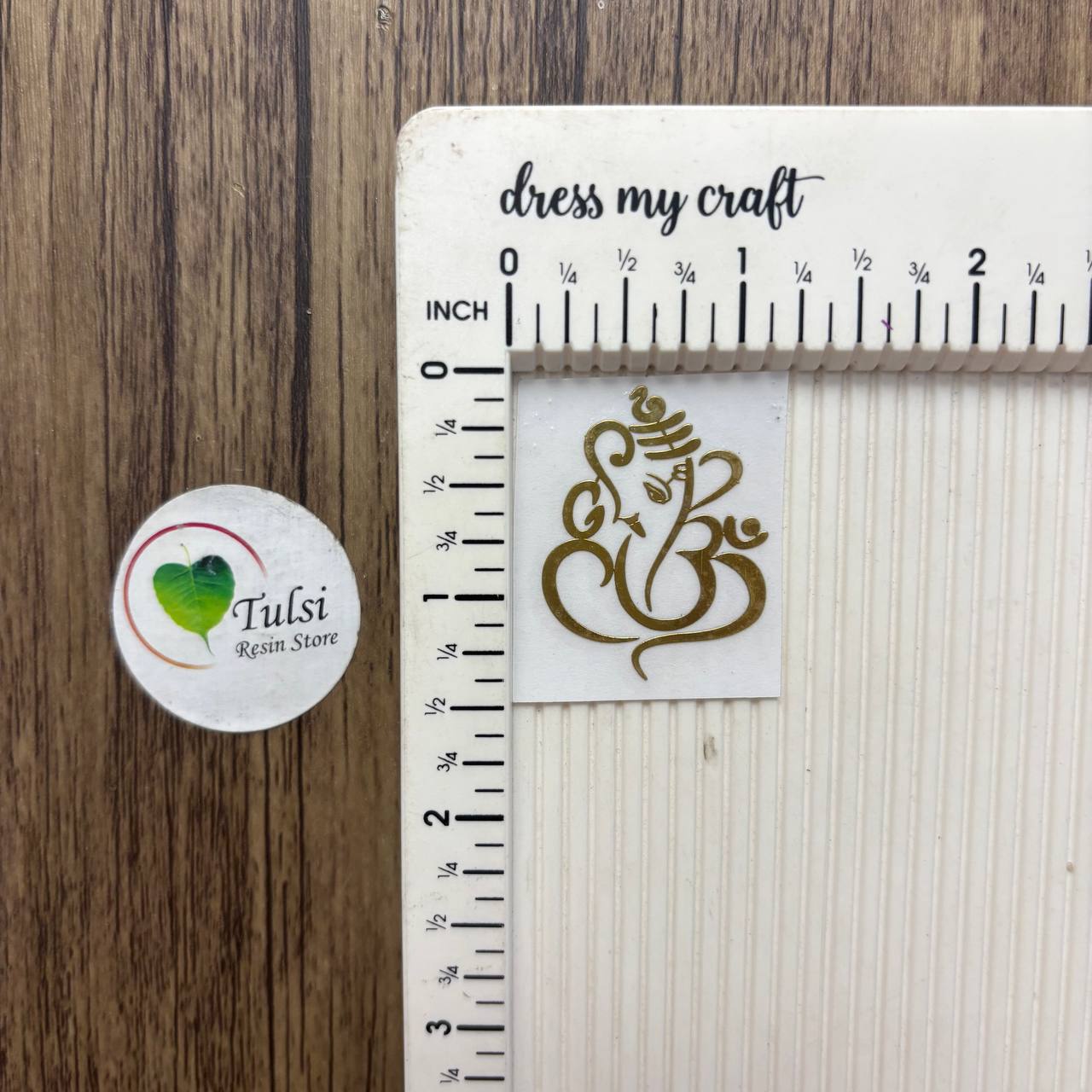 Metal Sticker - Ganpati (C)