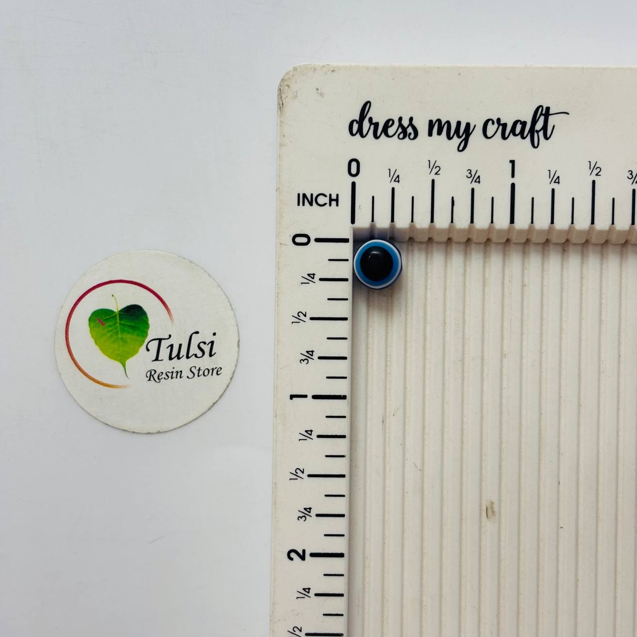 خرز العين الشريرة (ب) (قطعتان) - دائري