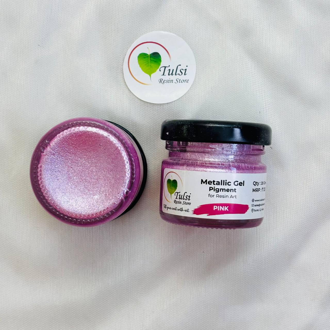 Pink Metallic Gel Pigment