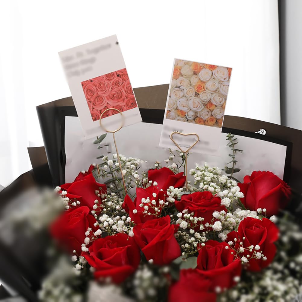 Metal Card Holders - Heart