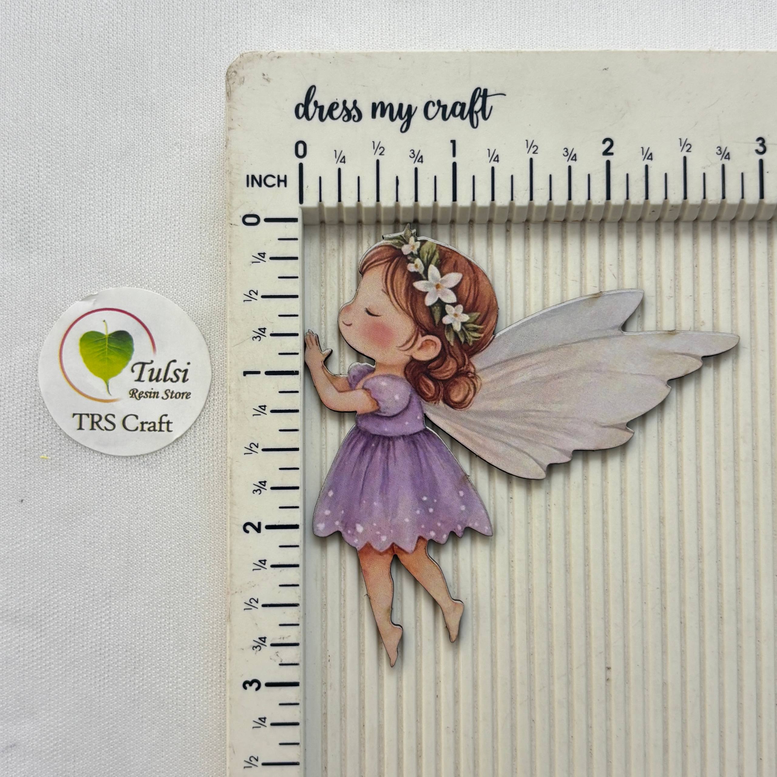 MDF Printed Angel Cutout