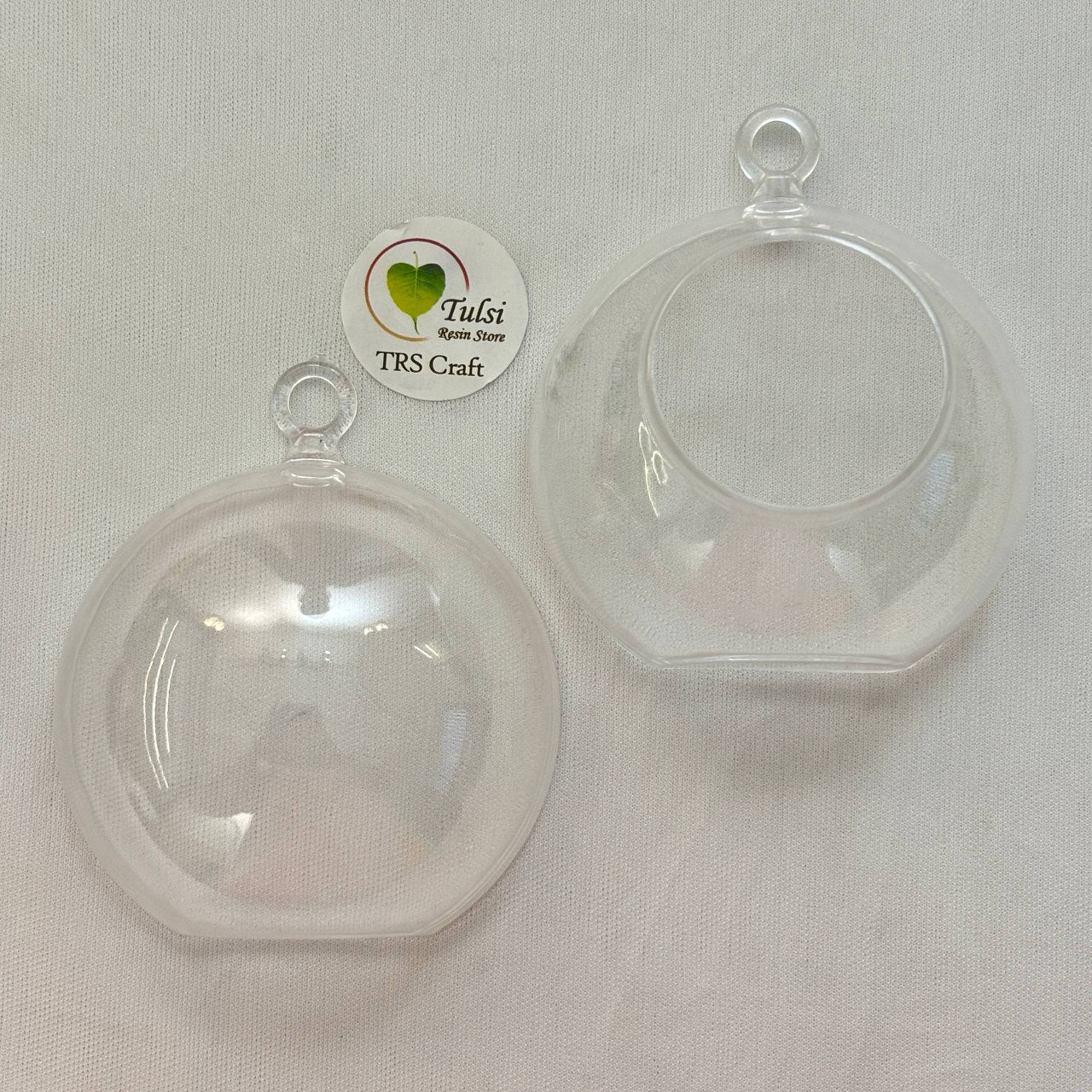 T-Light / Ring Holder Hanging Glass Globes