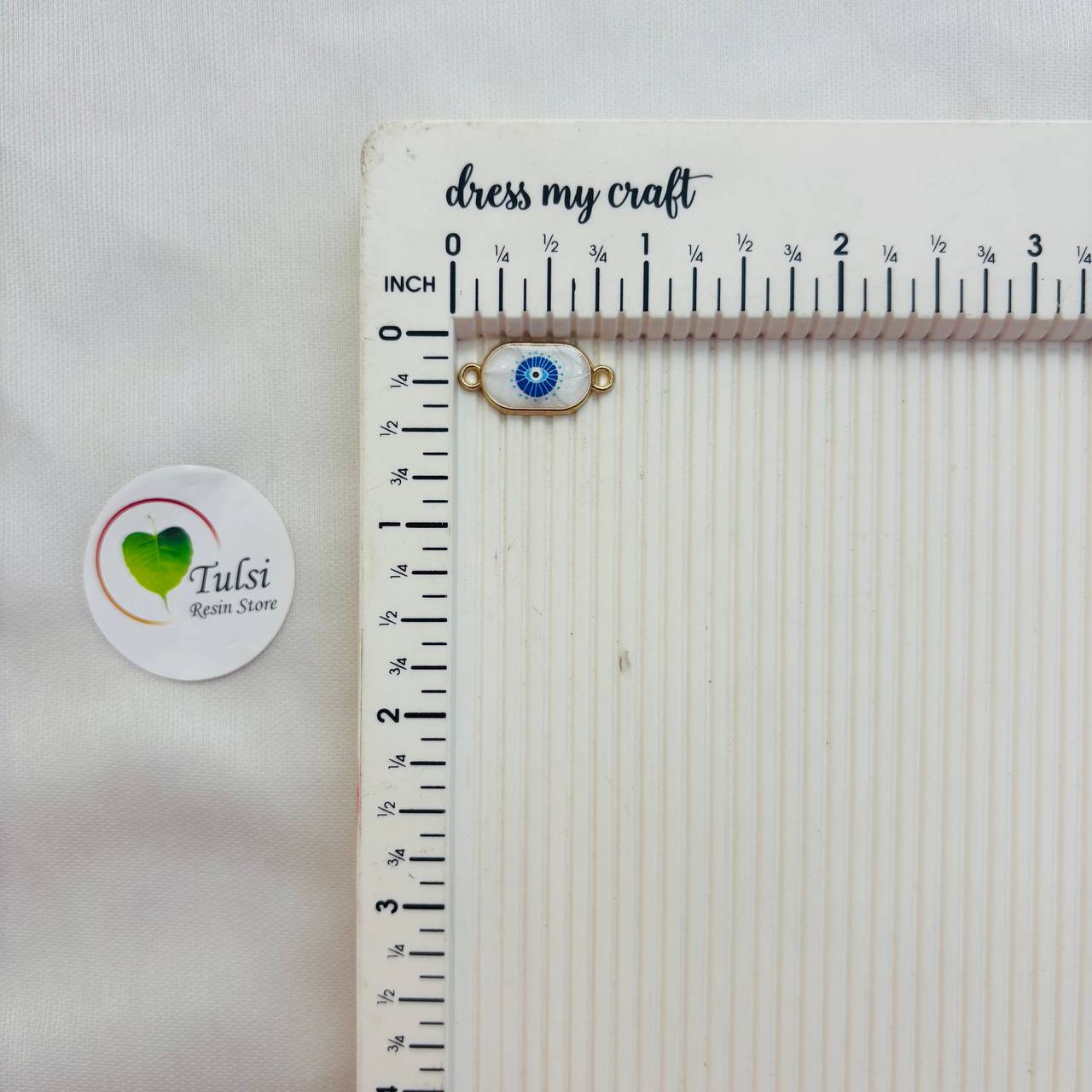 Evil Eye Charm With Two Hooks - K