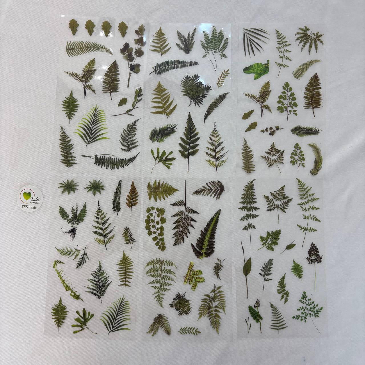 Transparent Sticker Sheet - Leaf (A3)