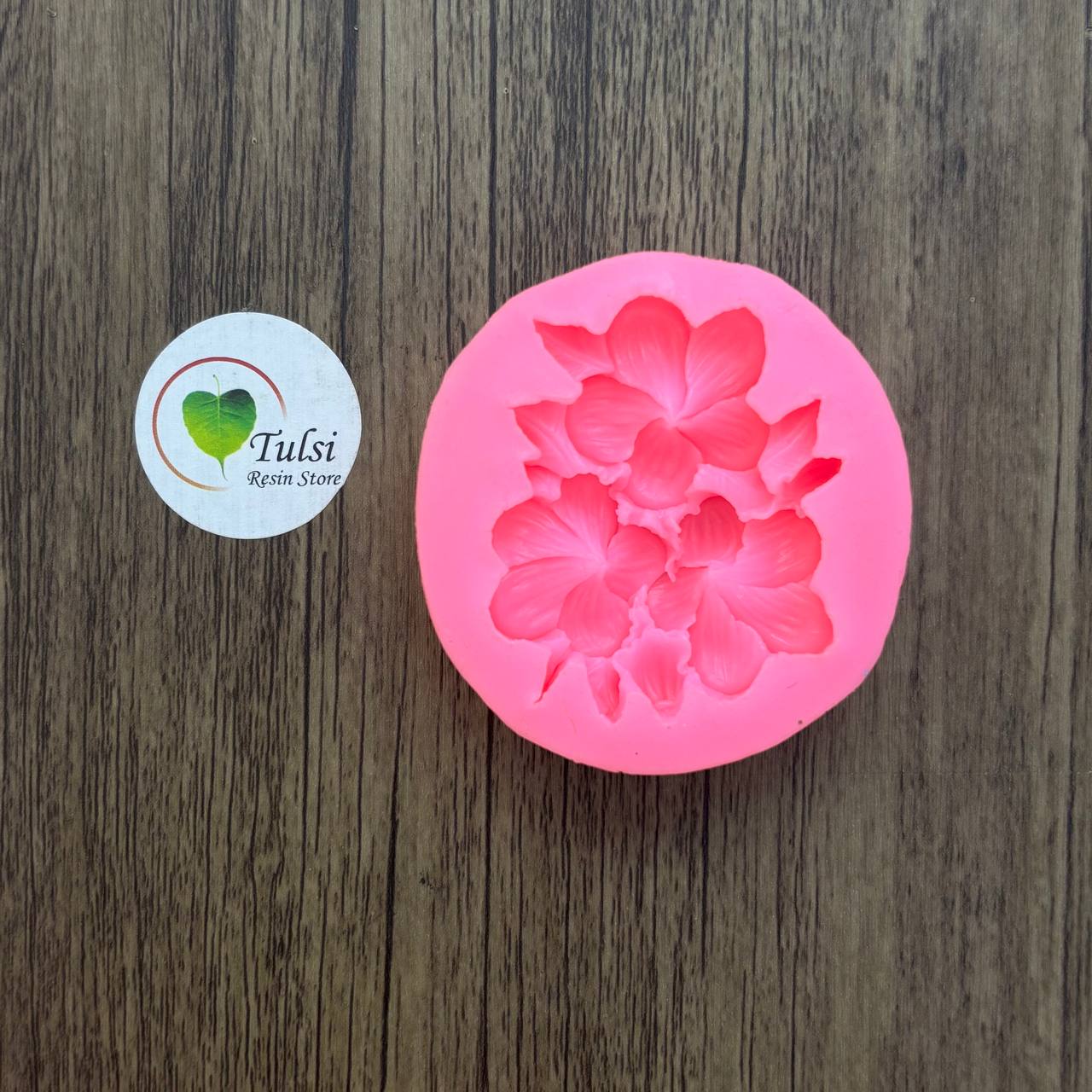Pink Flower Mould (F) - 3 Cavity
