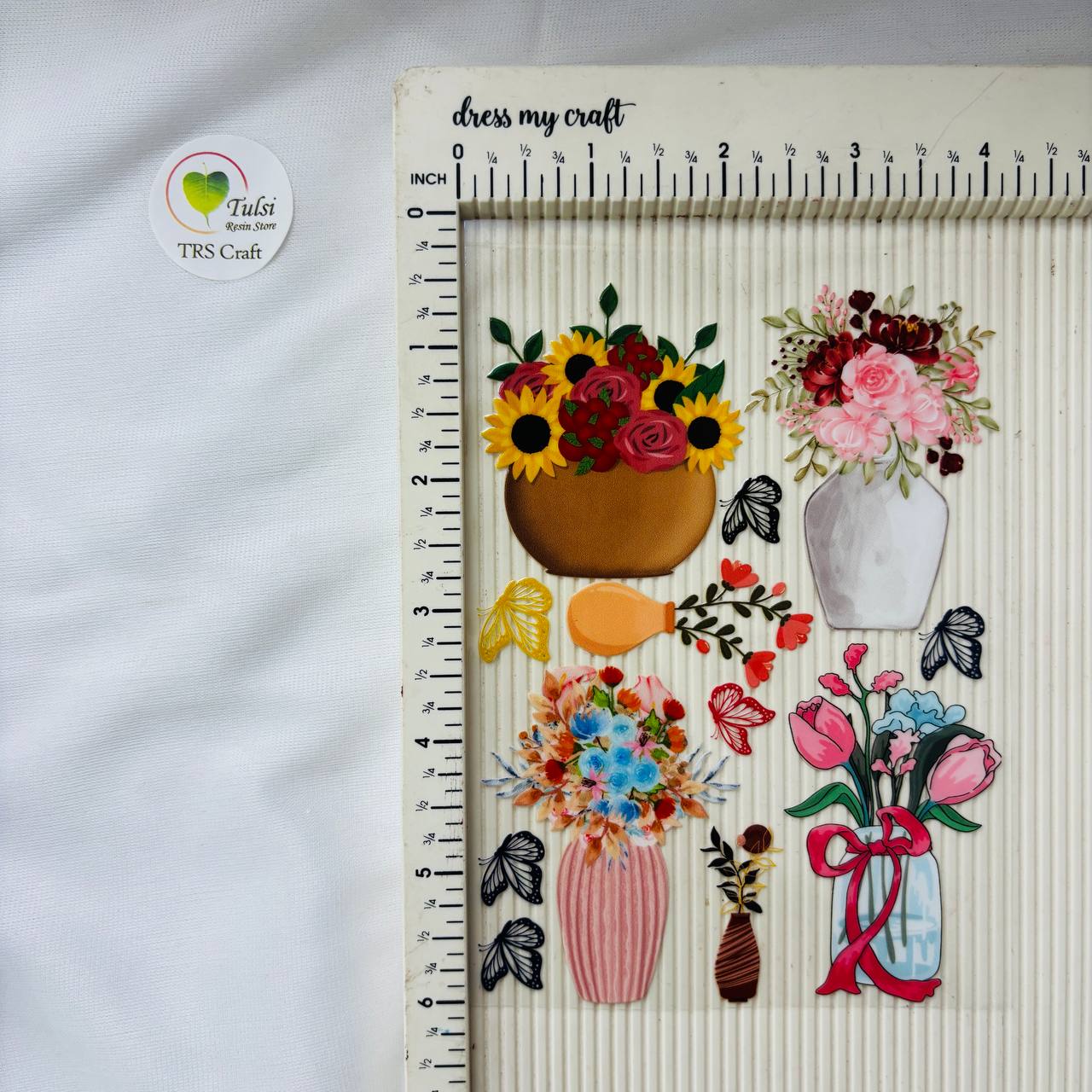 A6 UV DTF Sticker - Floral (K)