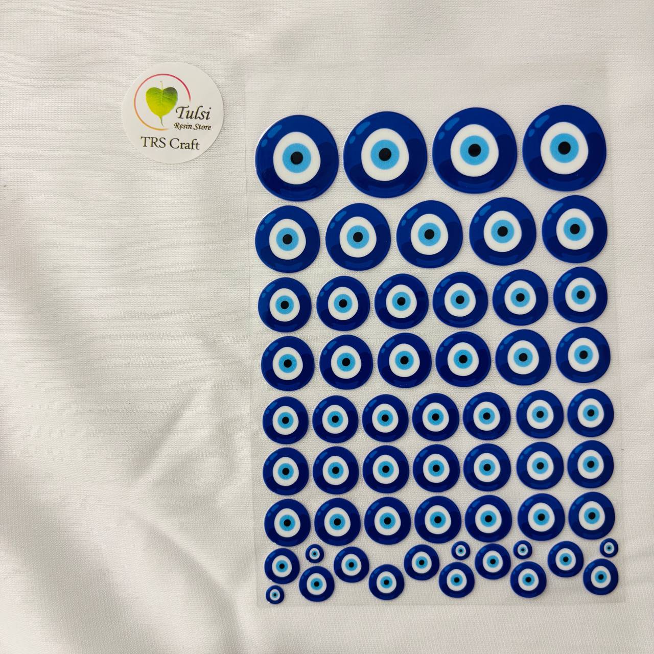 A6 UV DTF Sticker - Evil eye (A)