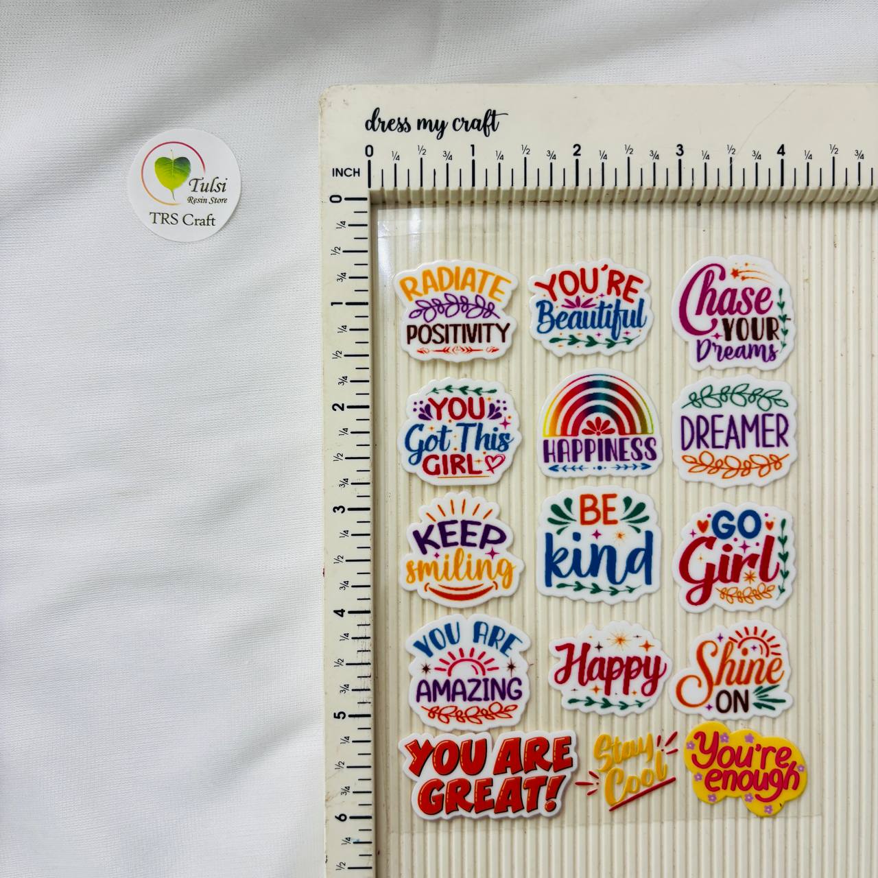 A6 UV DTF Sticker - Positive Caption (A)