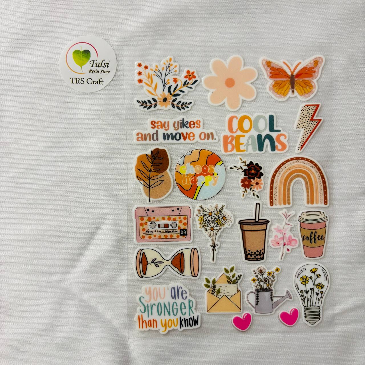 A6 UV DTF Sticker - Aesthetic Theme (B)