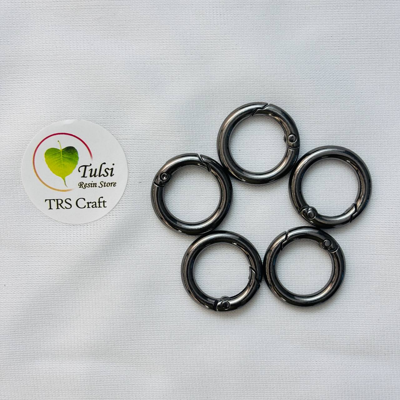 Black Connector/ Book Ring