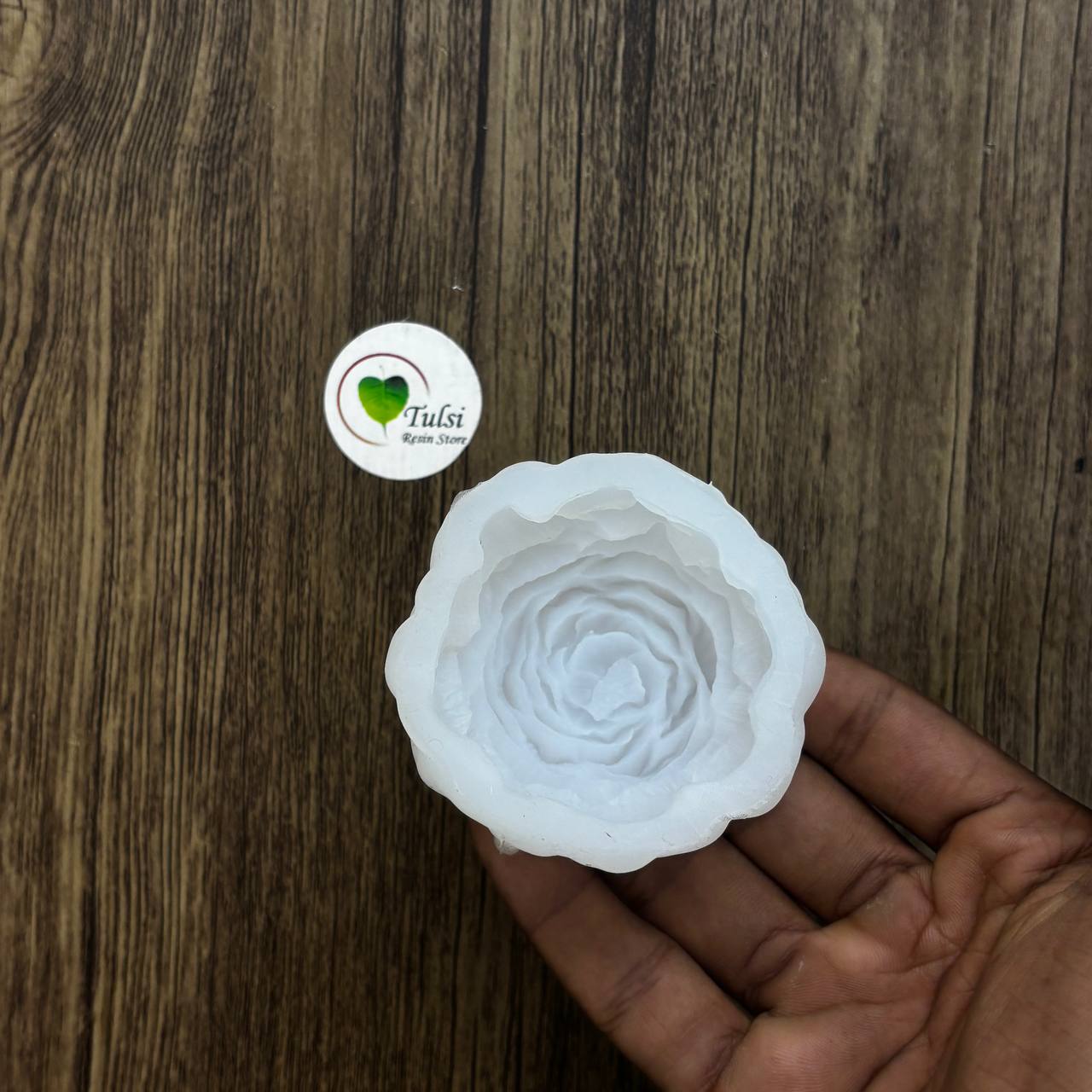 Peony Flower Candle Mould (B) - 6 Cm