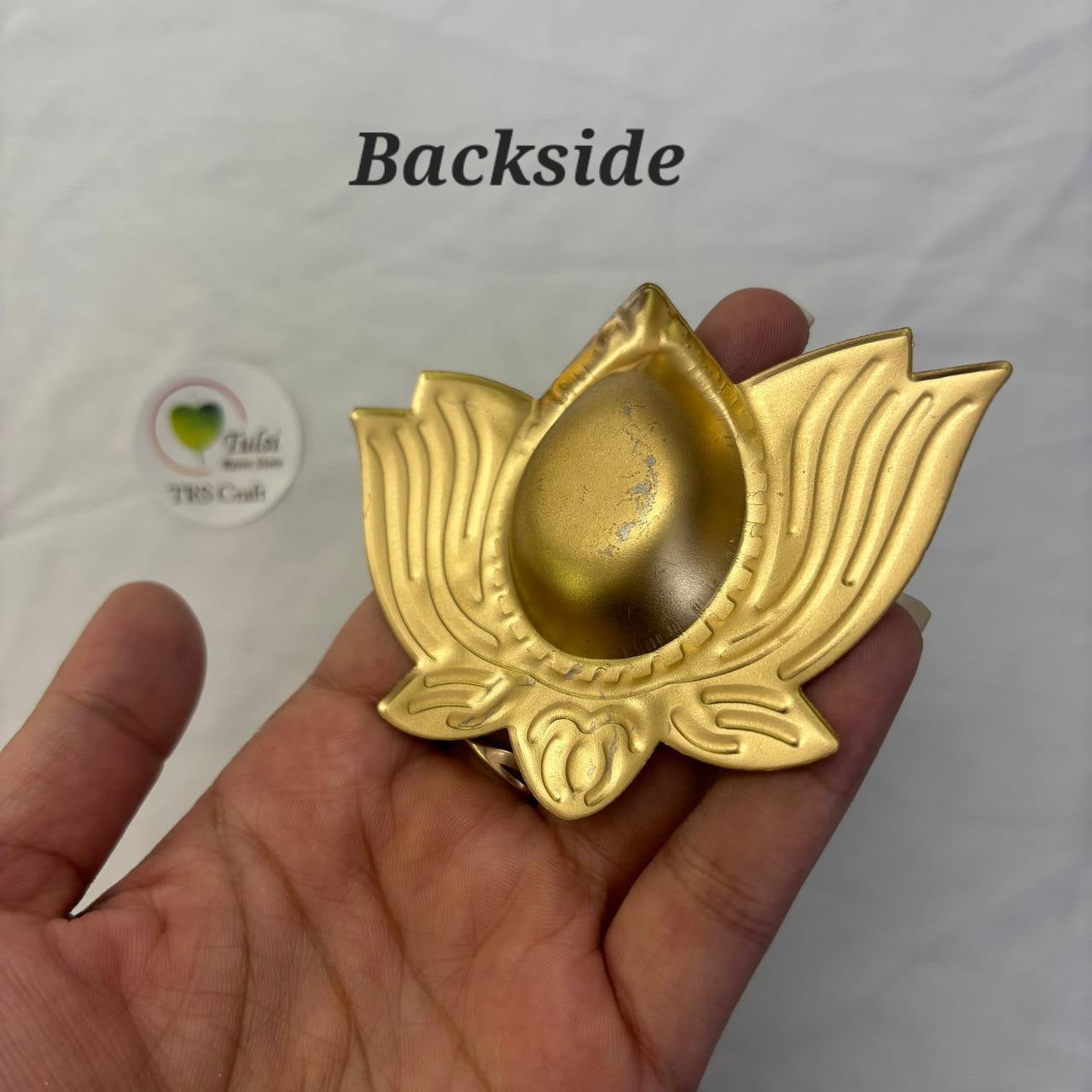 Metal Diya (F) - Lotus