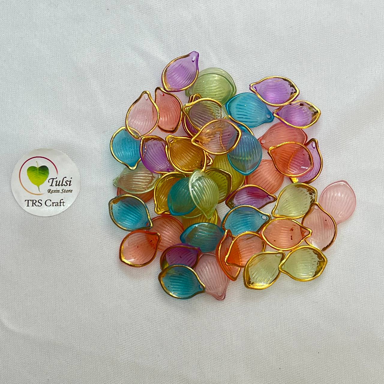 Colourful Plastic Flower (E) - Mix Petals