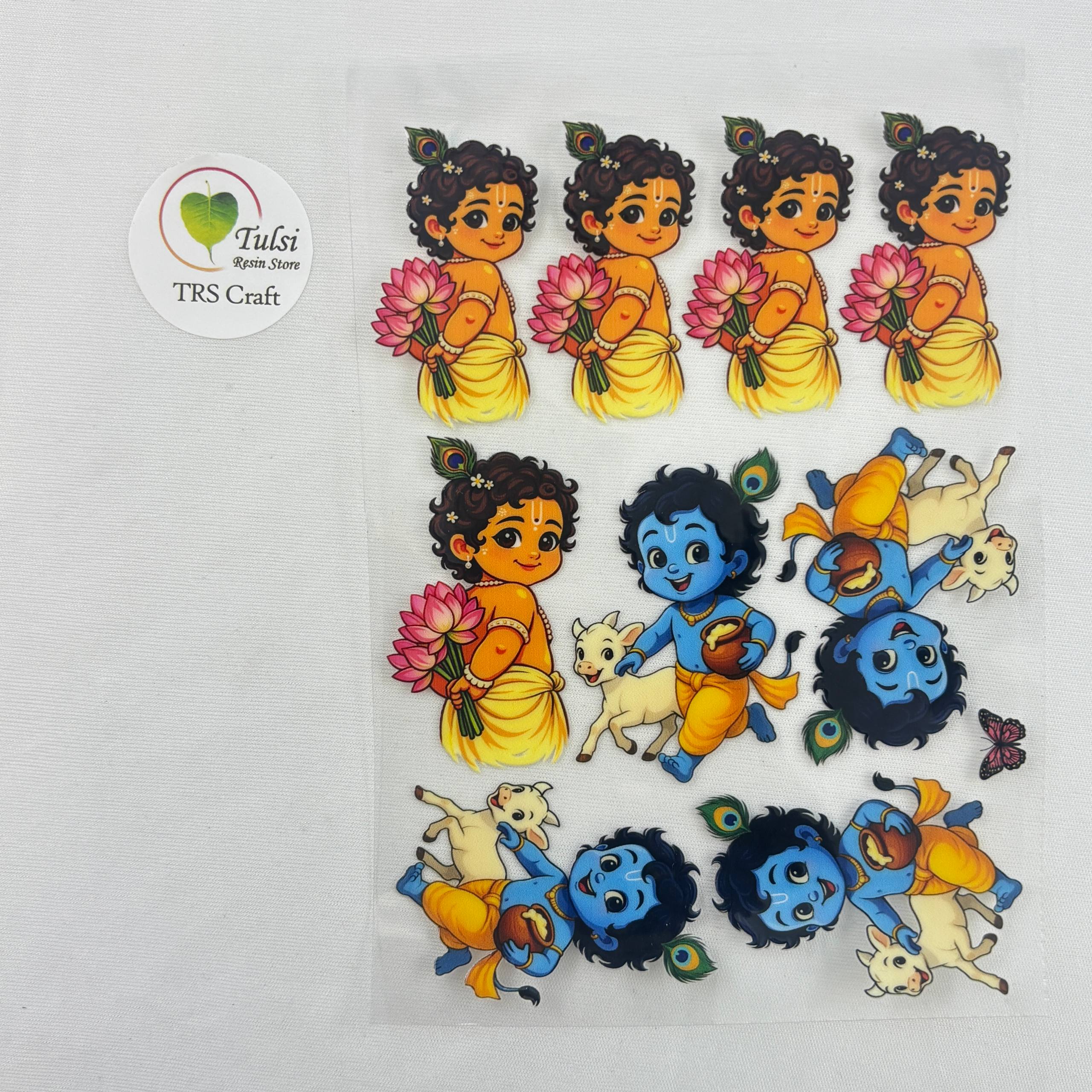 A6 UV DTF Sticker - God Idols Krishna (G4)