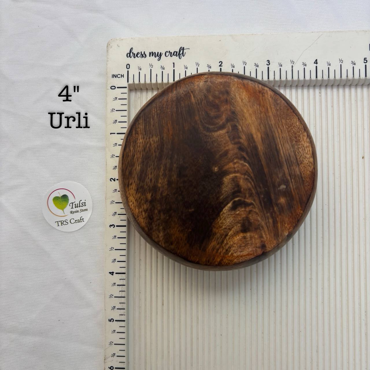 Wooden Candle Bowl - Urli
