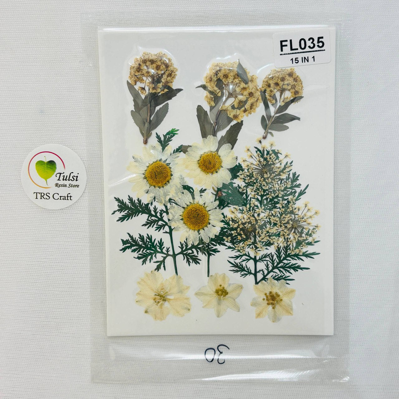 Pressed Flower Sheet Code - D