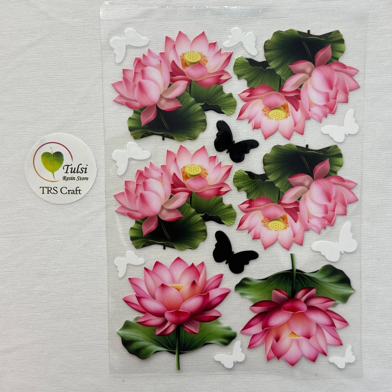 A6 UV DTF Sticker - Floral (L)