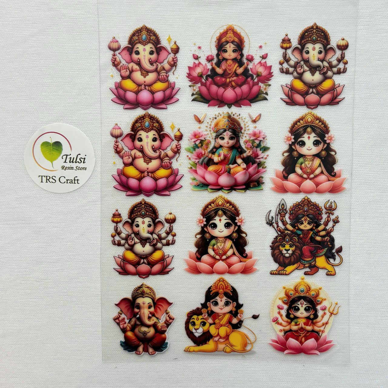 A6 UV DTF Sticker - God Idols Mix (A)