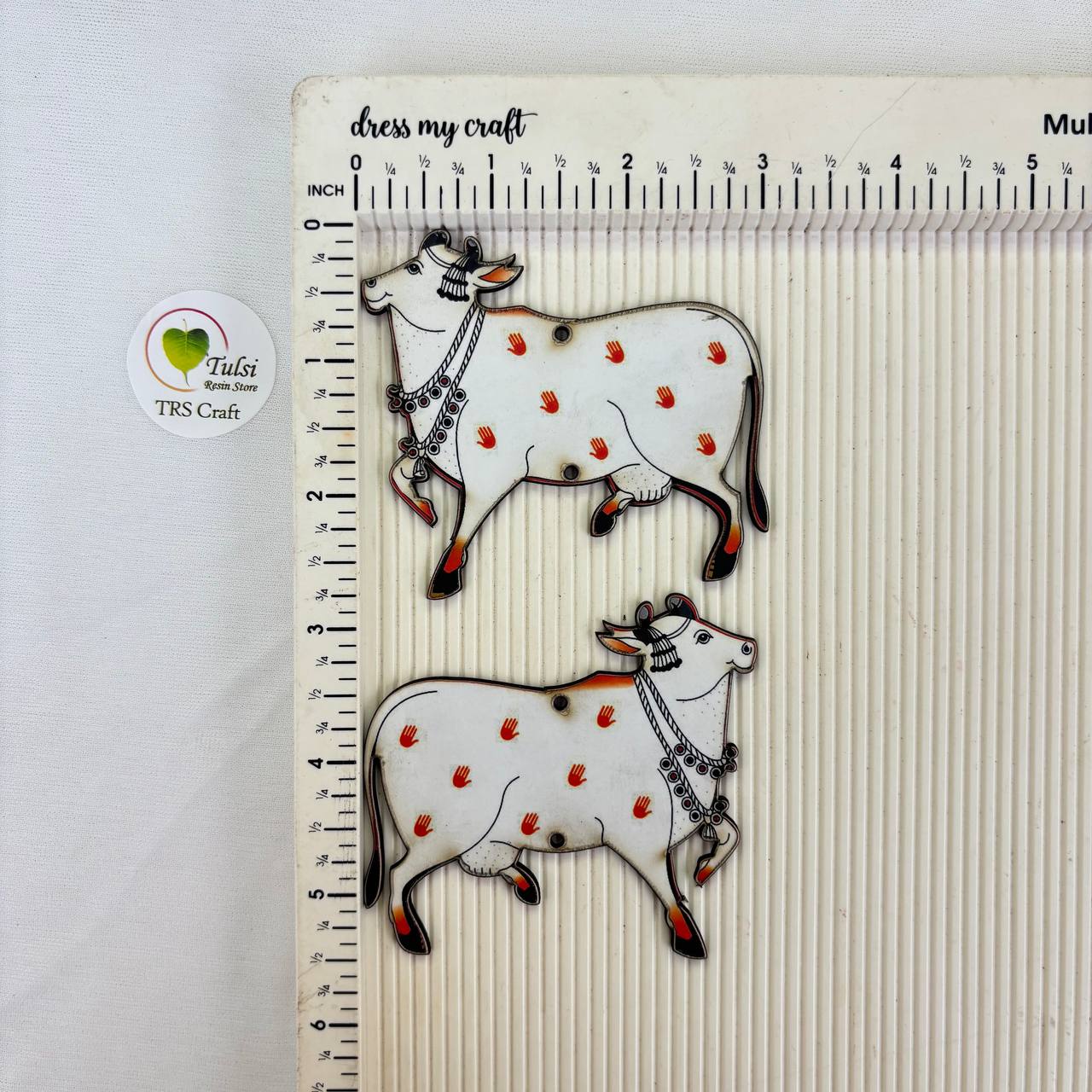 MDF Printed Pichwai Cow Cutout