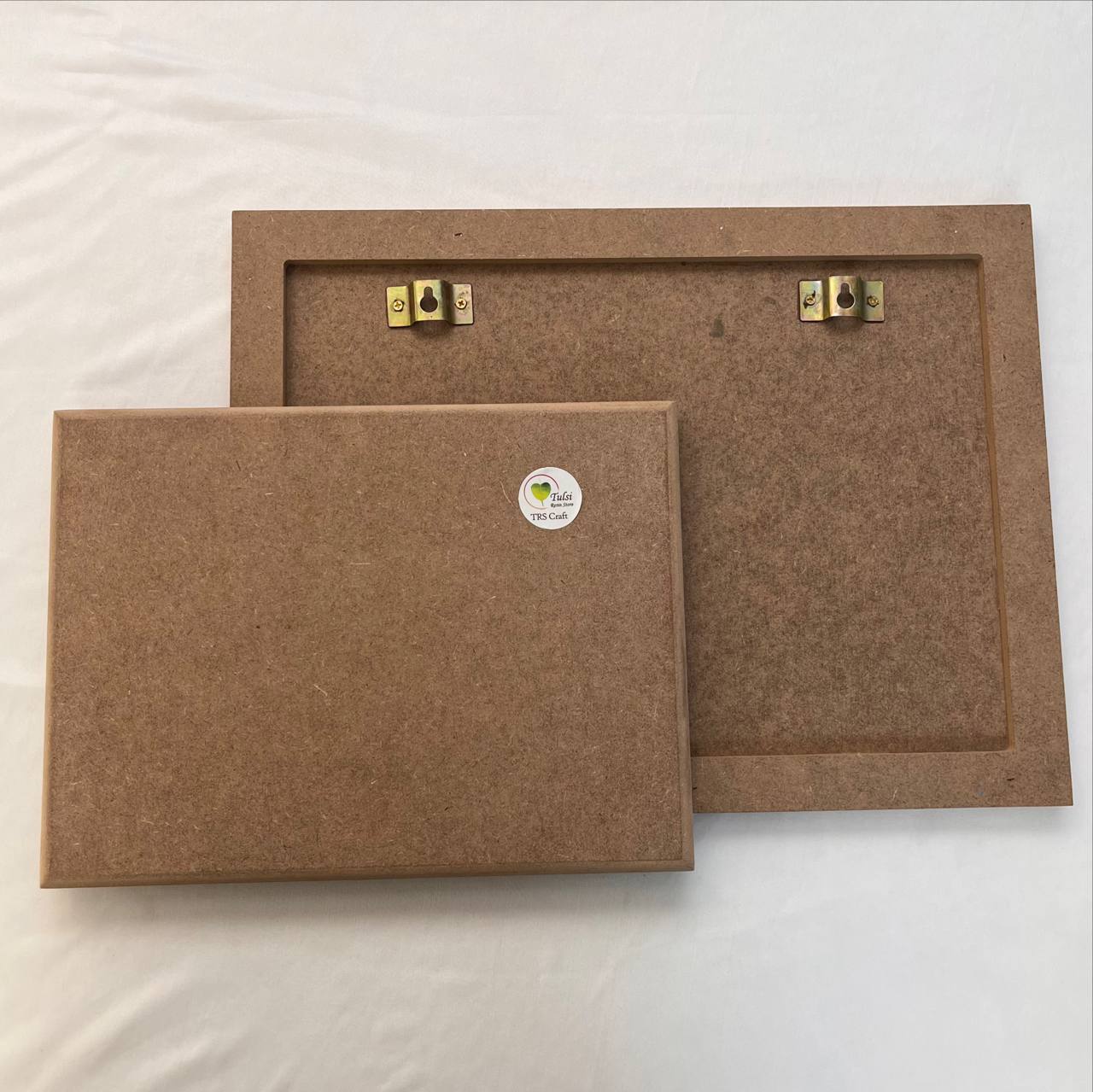 MDF Rounded Edge Nameplate/Frame Base - Plain Rectangle