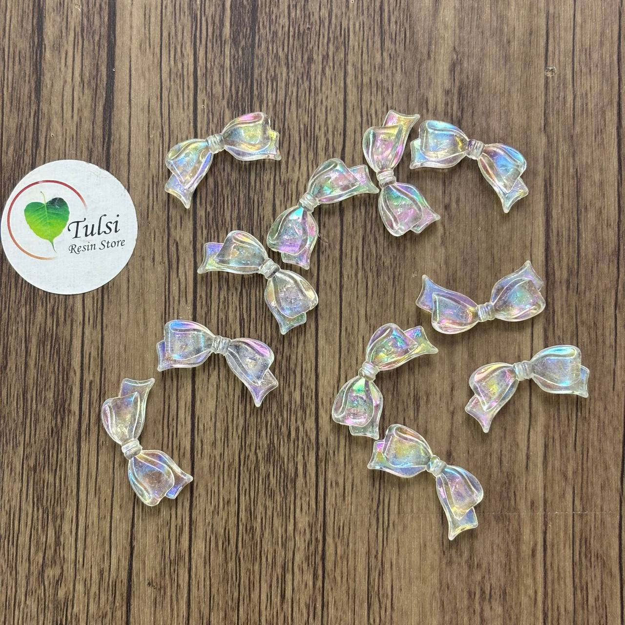 Rainbow Plastic Bow