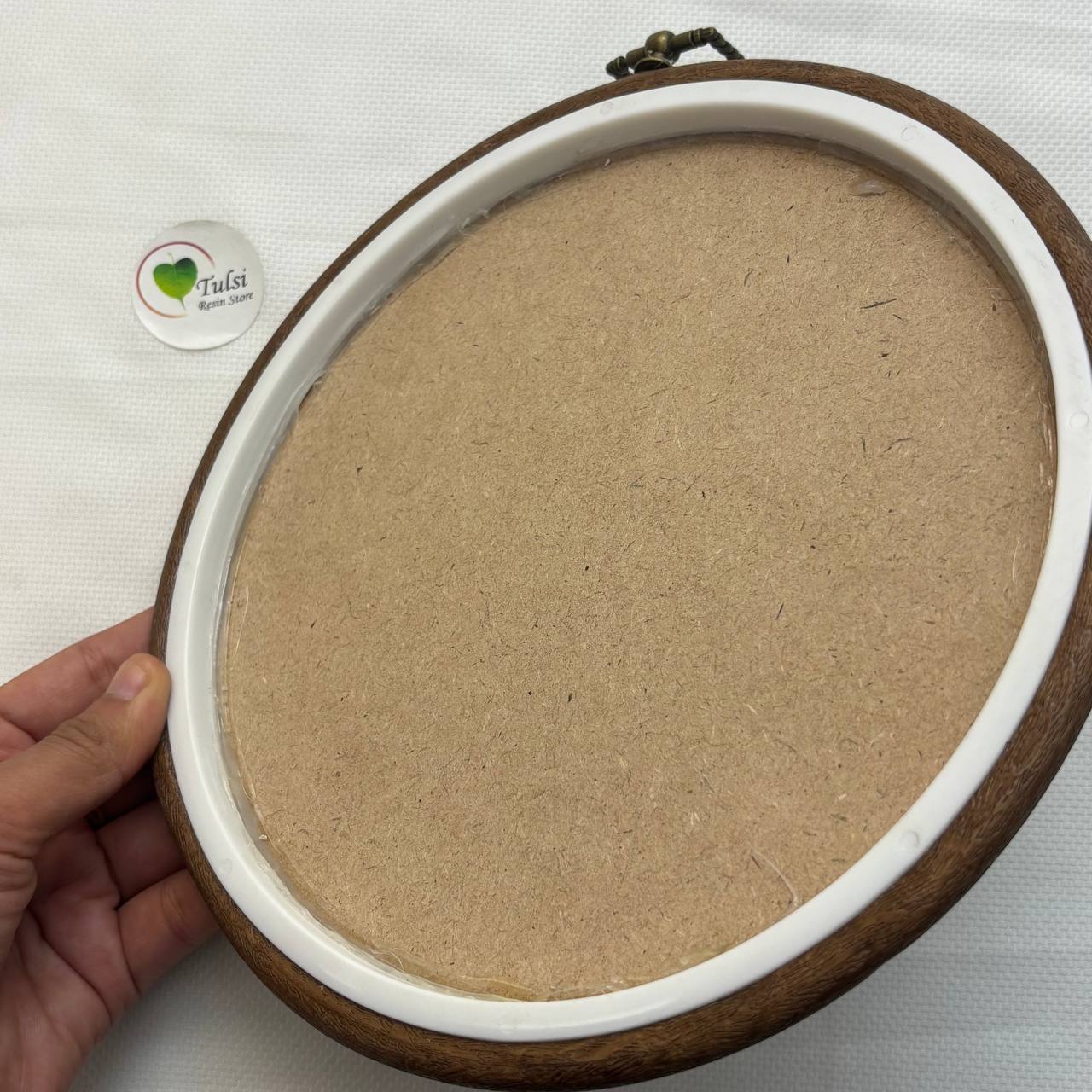 8" Round Embroidery Ring With Base