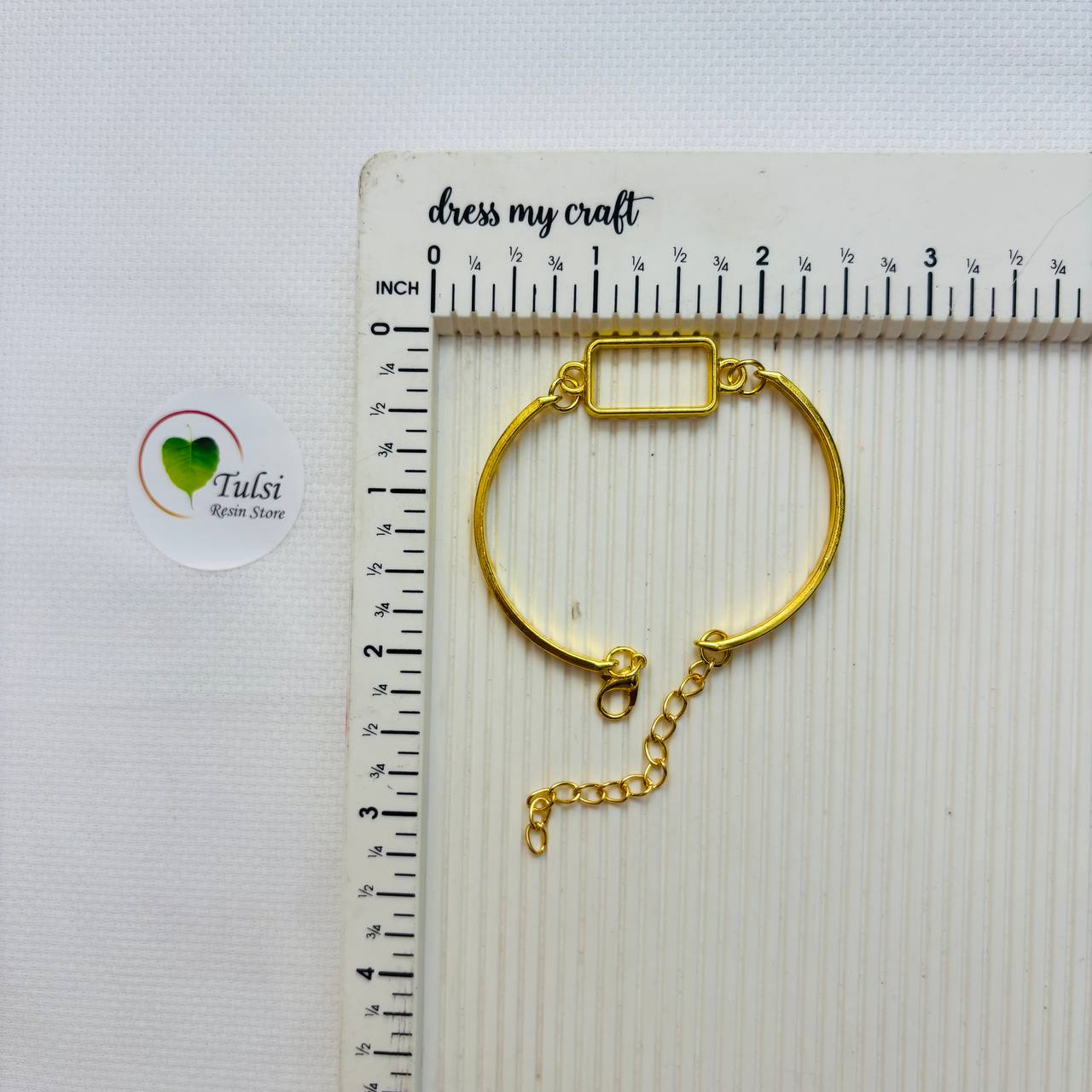 Metal Bracelet (D) - Rectangle