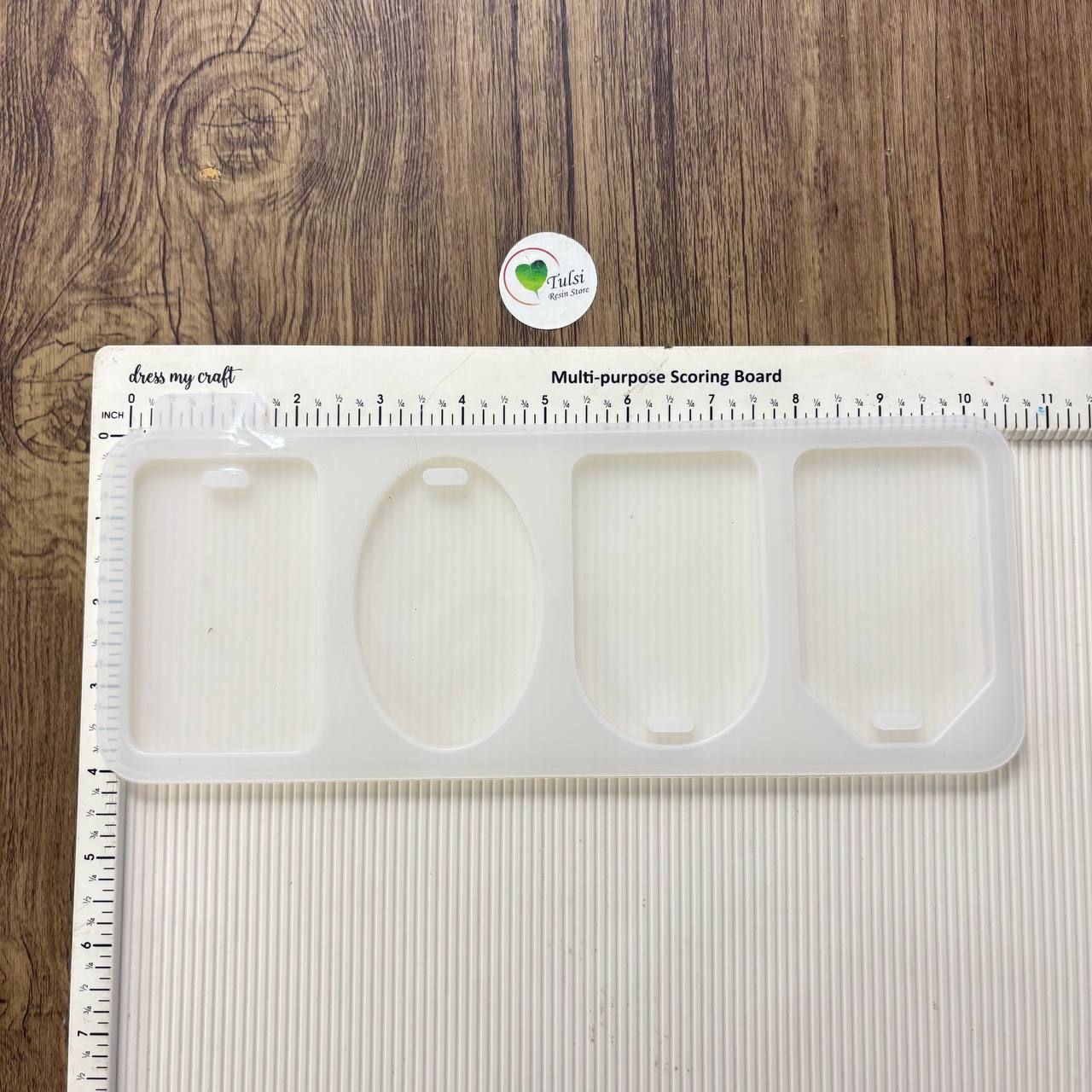 4 Cavity Mix Luggage Tag Mould (B)