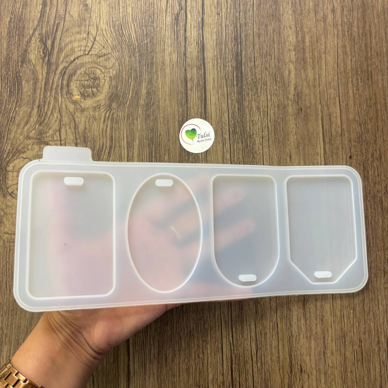 4 Cavity Mix Luggage Tag Mould (B)