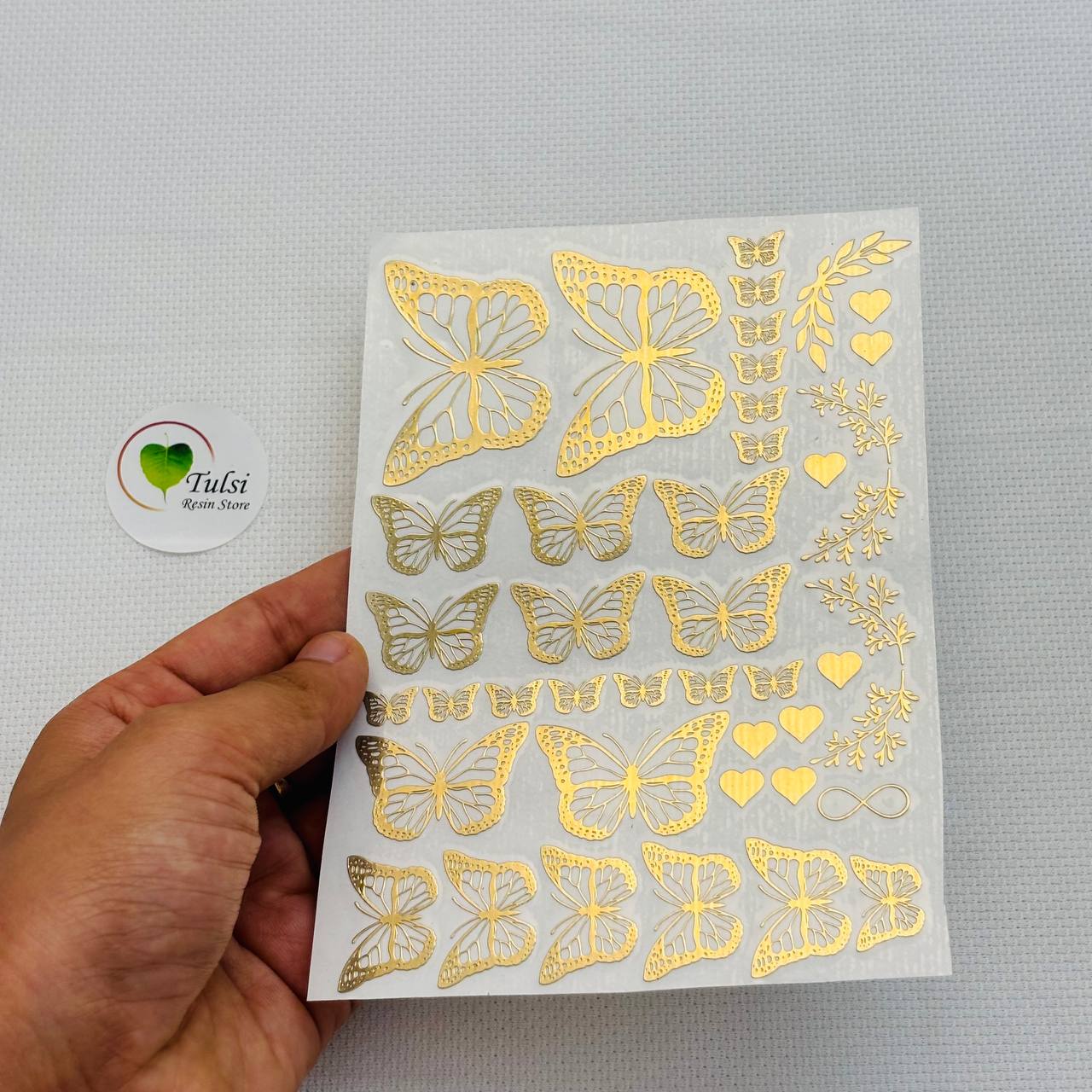 Metal sticker - A6 Butterfly (A)