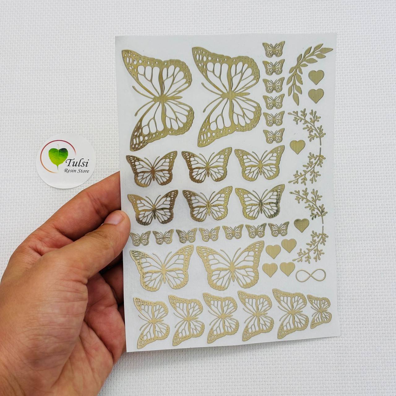 Metal sticker - A6 Butterfly (A)