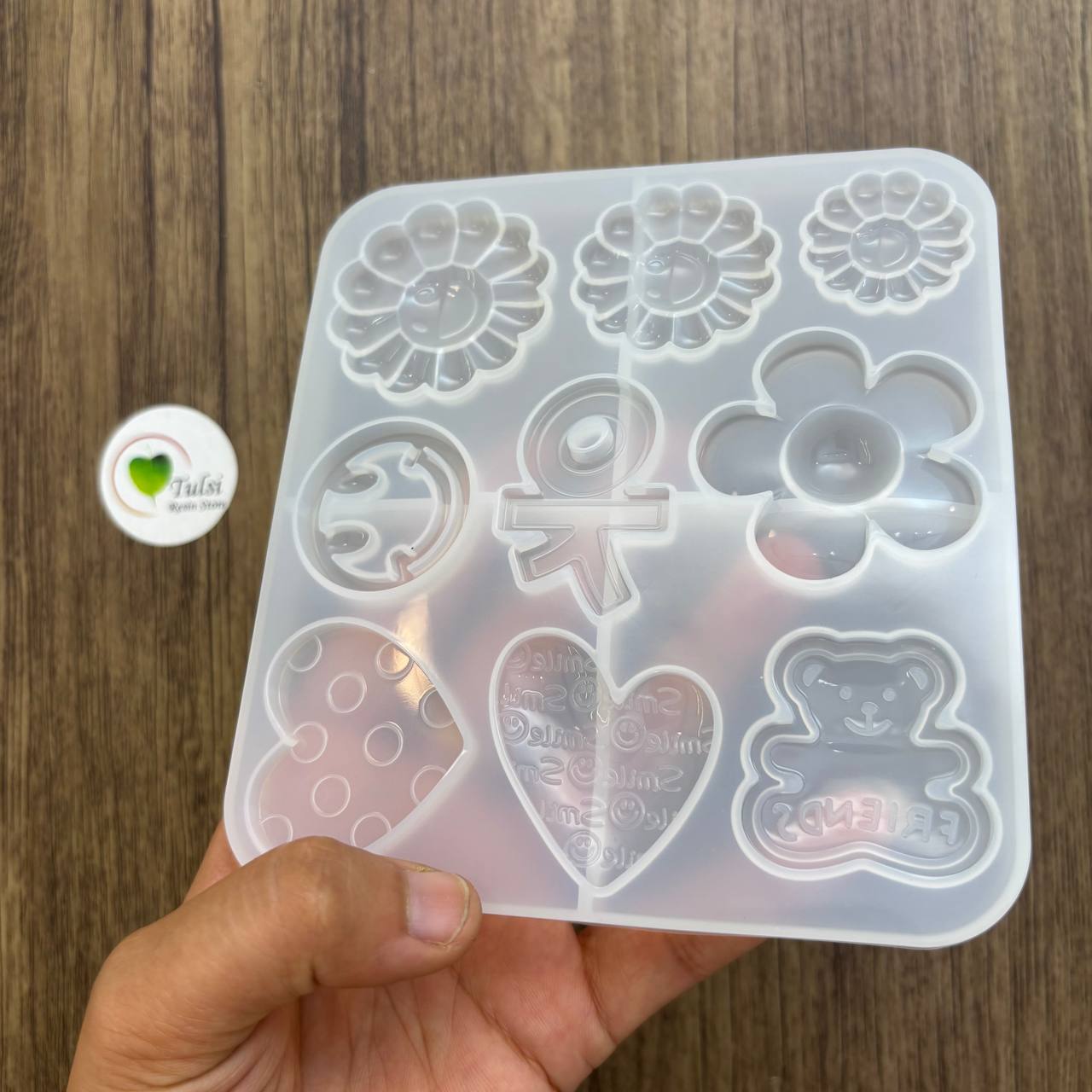 Keychain Mould (G) - Mix Shape