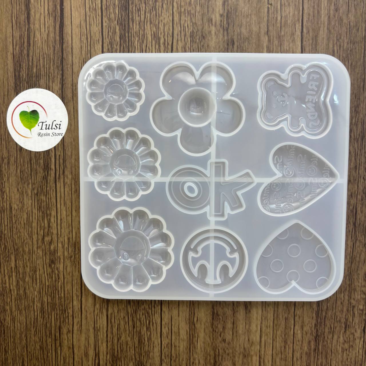 Keychain Mould (G) - Mix Shape