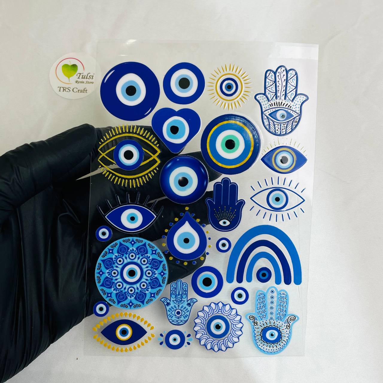 A6 UV DTF Sticker - Evil eye (B)
