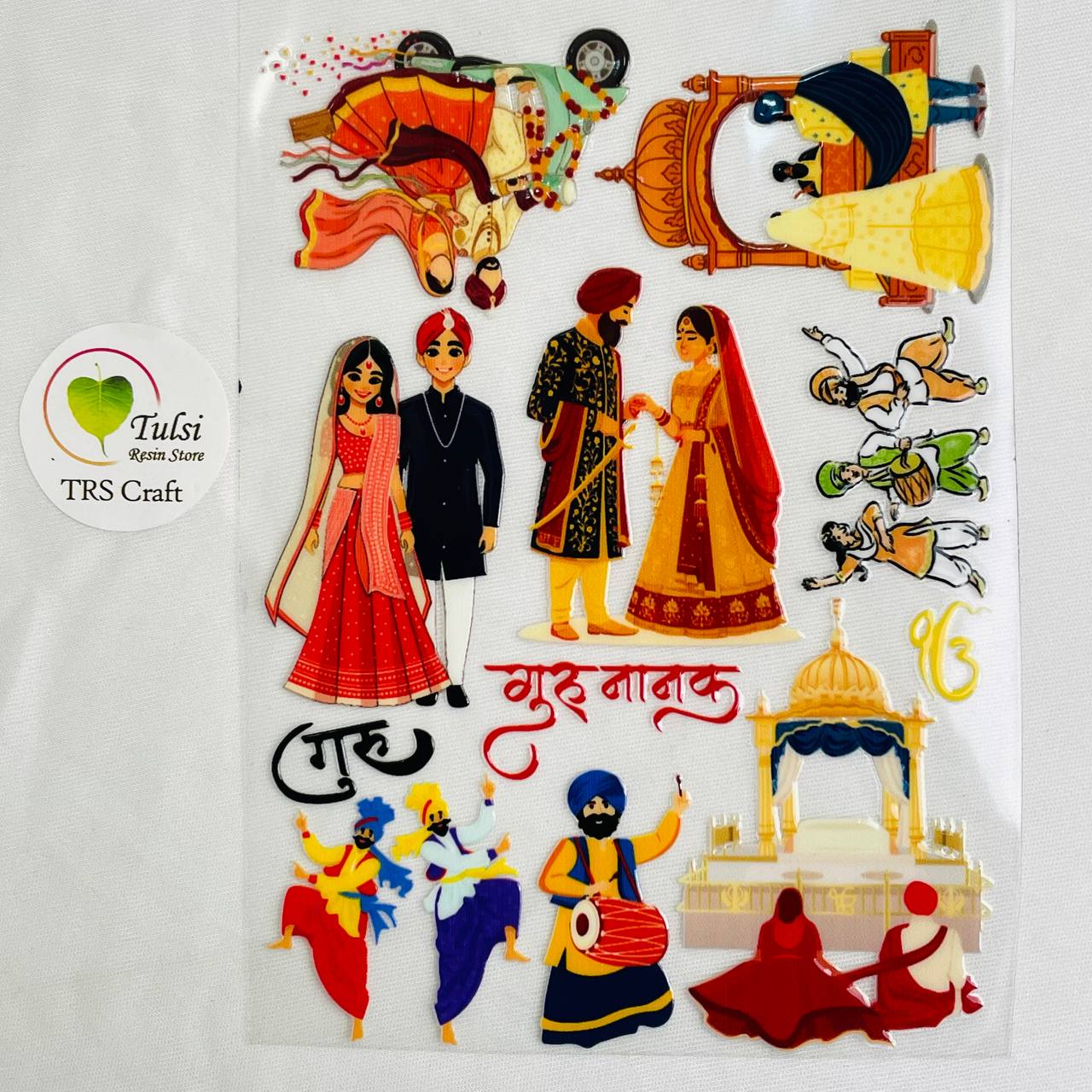 A6 UV DTF Sticker - Couple (B)