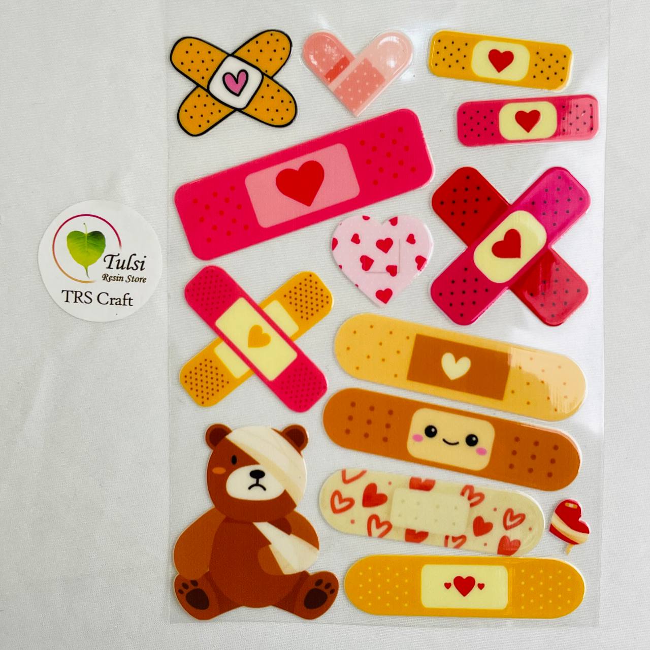 A6 UV DTF Sticker - Couple Bandage (D)