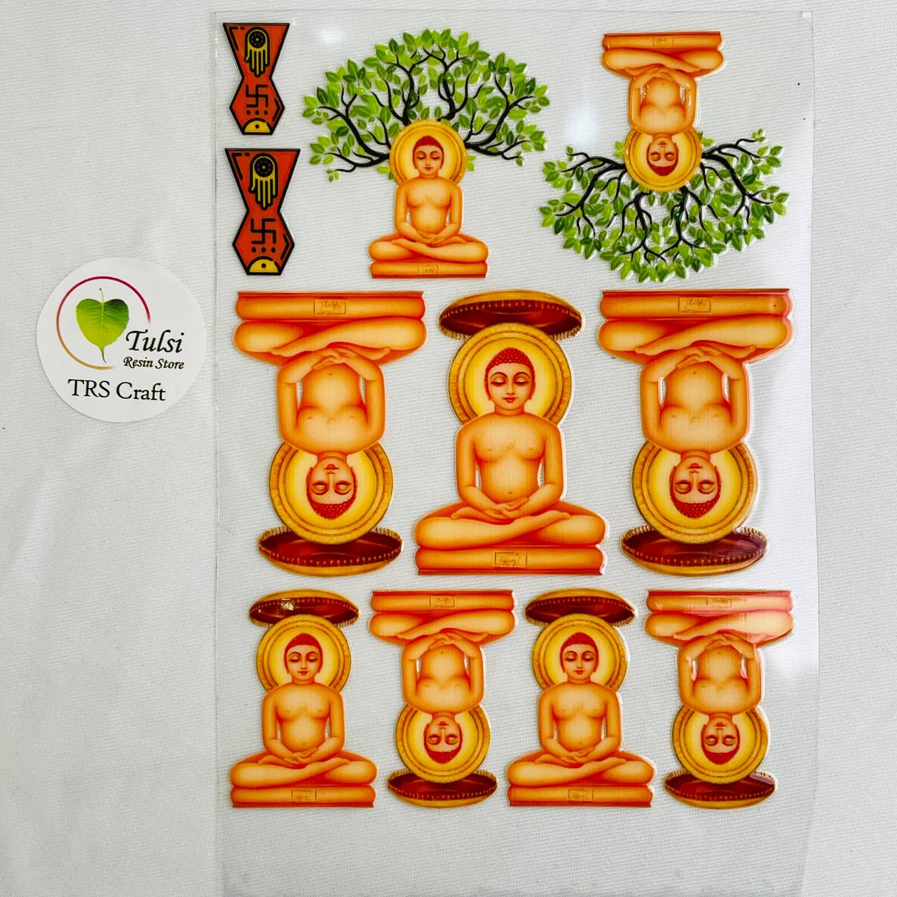 A6 UV DTF Sticker - God Idols Jain (F)