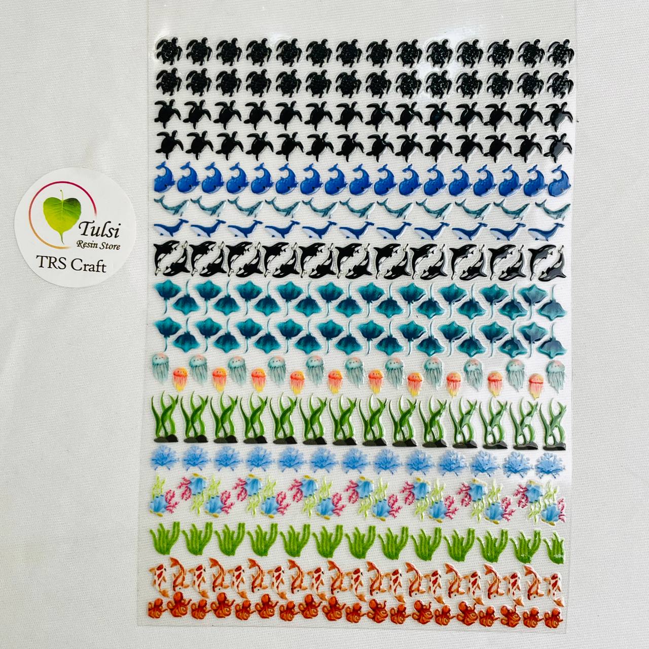 A6 UV DTF Sticker - Ocean Theme (B)