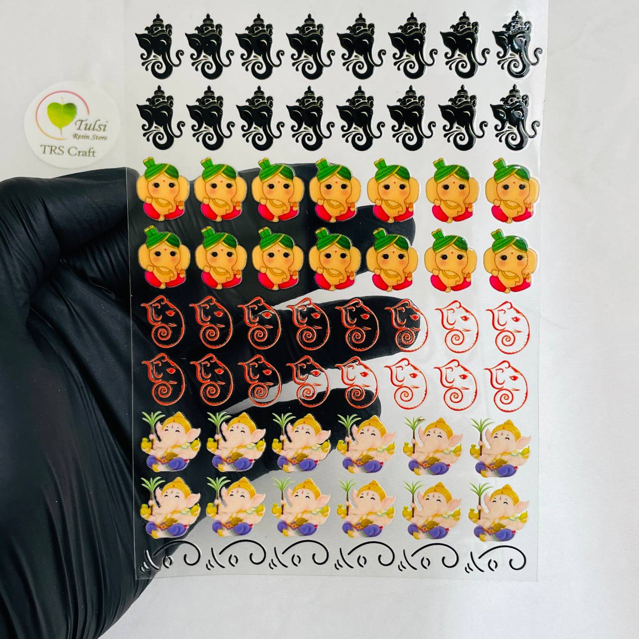 A6 UV DTF Sticker - God Idols Ganesha (E)