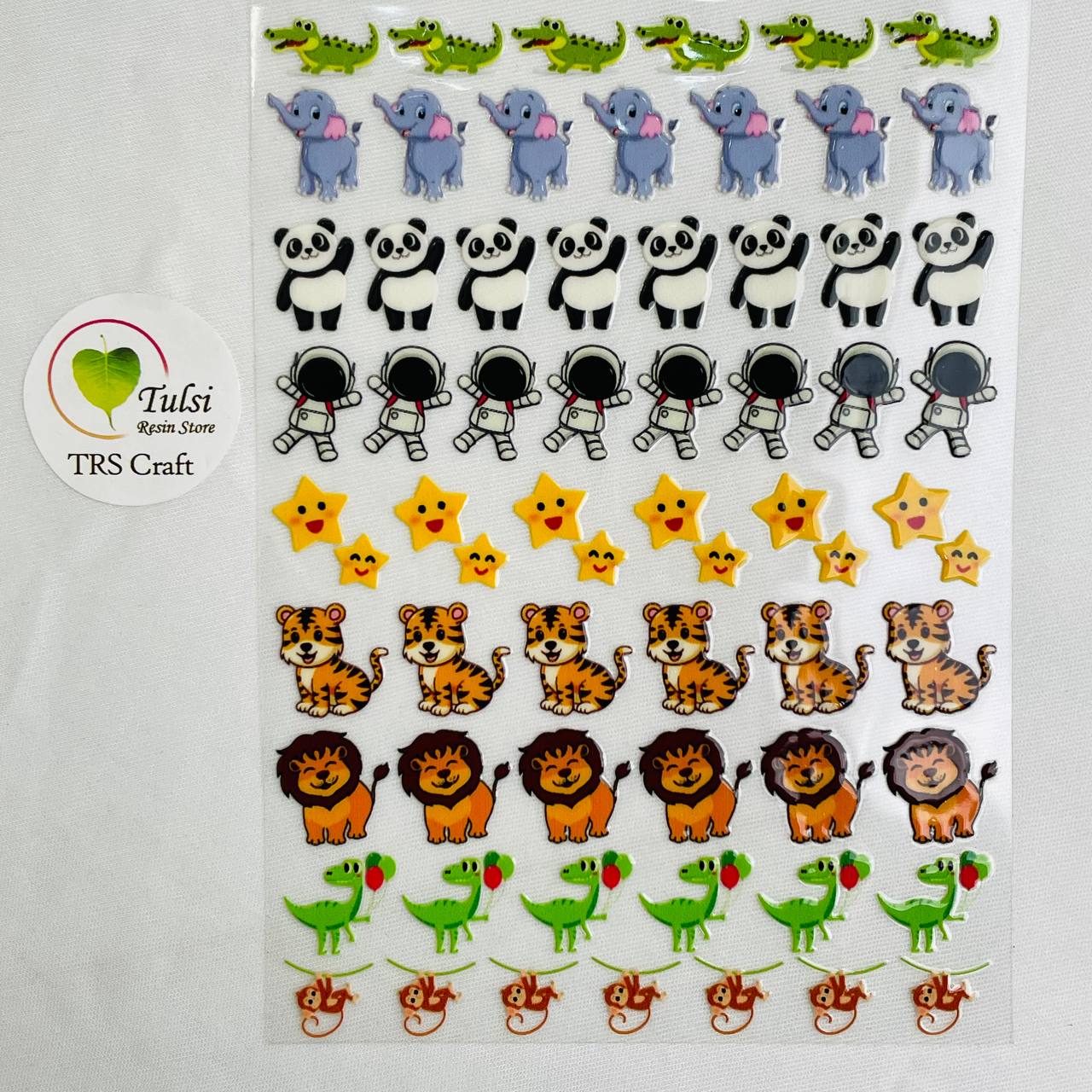 A6 UV DTF Sticker - Cartoon (F)