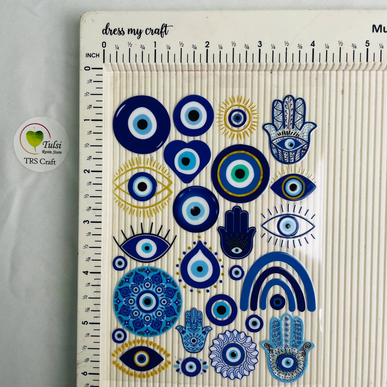 A6 UV DTF Sticker - Evil eye (B)